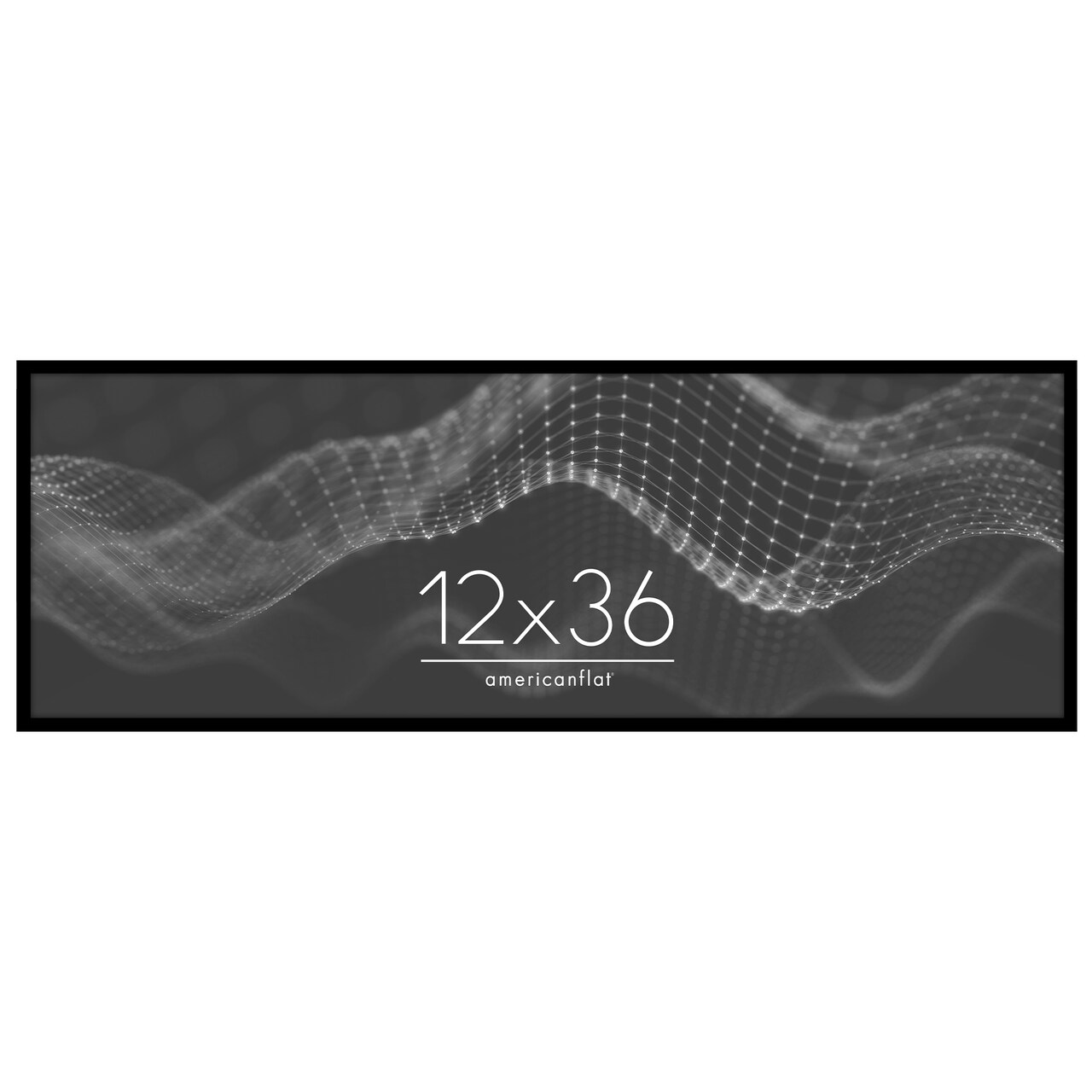 Americanflat Poster Frame - Perfect Frame for Photos and Artwork - Large Picture Frame - Polished Plexiglass - Hanging Hardware with Horizontal and Vertical Display